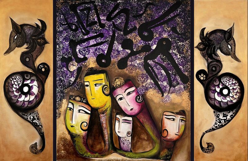 The magnificence of the Crest - a Paintings by Sevinc Yanbeyi Beser